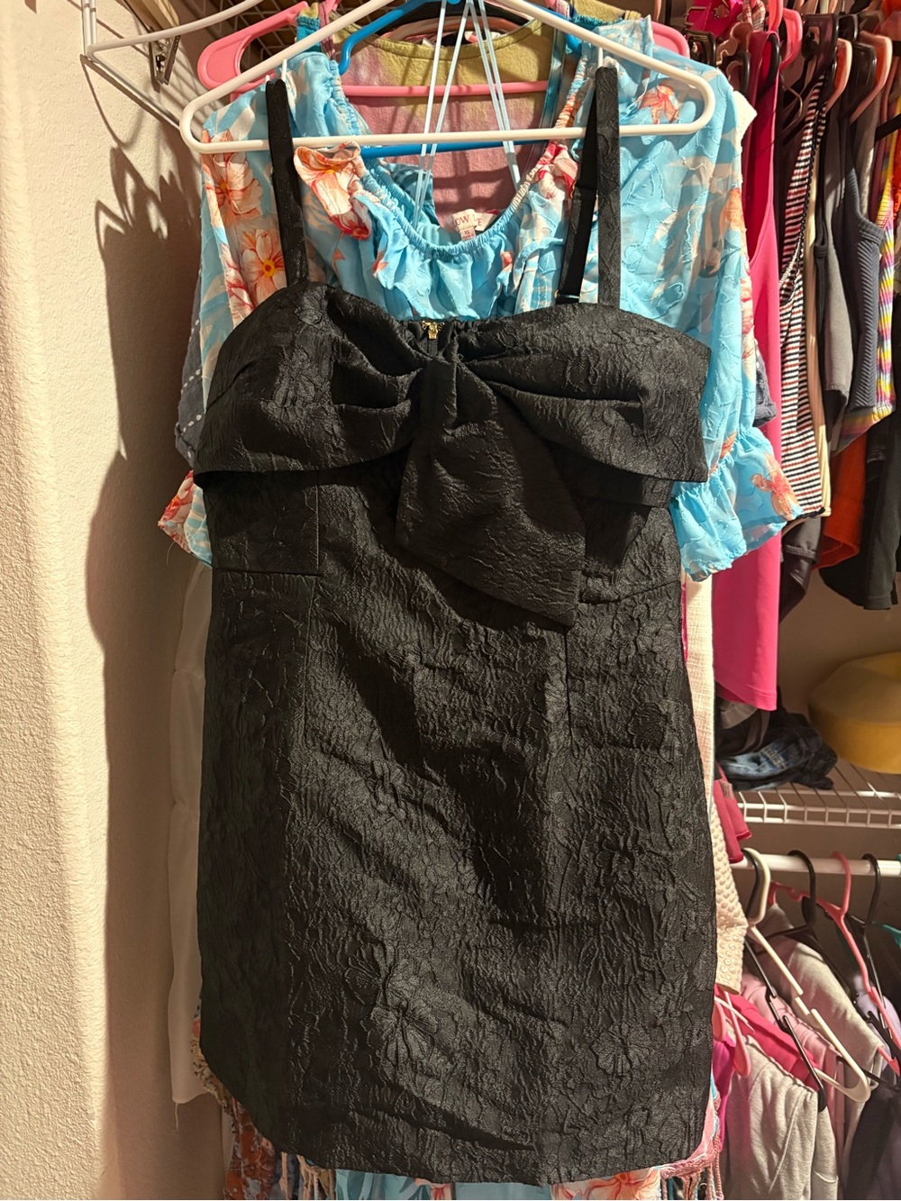 Lilly Pulitzer Black Bow-Front Strapless Romper Dress